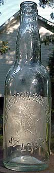 KLAUSMANN BREWERY EMBOSSED BEER BOTTLE