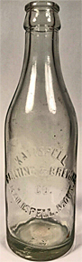 KALISPELL MALTING AND BREWING COMPANY EMBOSSED BEER BOTTLE