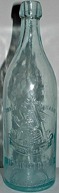 ANHEUSER BUSCH BREWING ASSOCIATION EMBOSSED BEER BOTTLE