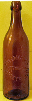 GREENVILLE BREWING COMPANY EMBOSSED BEER BOTTLE