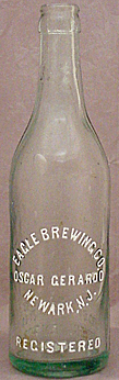 THE EAGLE BREWING COMPANY EMBOSSED BEER BOTTLE