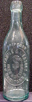 A. STABILE & G. FASOLI BEER BOTTLERS EMBOSSED BEER BOTTLE