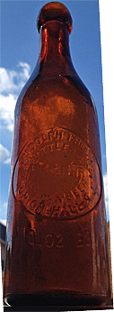 WILLIAM PETER'S LAGER BEER EMBOSSED BEER BOTTLE