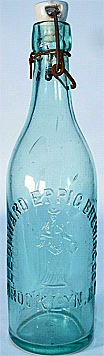 LEONARD EPPIG BREWING COMPANY EMBOSSED BEER BOTTLE