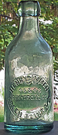 HENRY IMMEN WEISS BIER EMBOSSED BEER BOTTLE