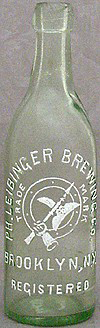 PHILIP LEIBINGER BREWING COMPANY EMBOSSED BEER BOTTLE