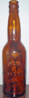 S. LIEBMANN'S SONS BREWING COMPANY EMBOSSED BEER BOTTLE