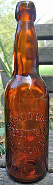 BUFFALO CO-OP BREWING COMPANY EMBOSSED BEER BOTTLE