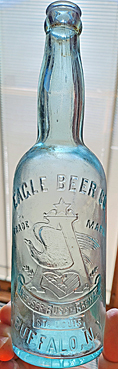 ANHEUSER BUSCH BREWING ASSOCIATION EMBOSSED BEER BOTTLE