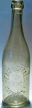 EAST BUFFALO BREWING COMPANY EMBOSSED BEER BOTTLE