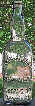 GERMAN - AMERICAN BREWING COMPANY EMBOSSED BEER BOTTLE