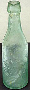 D. G. YUENGLING BREWING COMPANY EMBOSSED BEER BOTTLE