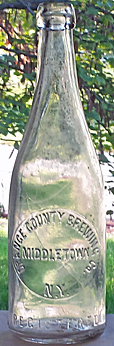 ORANGE COUNTY BREWING COMPANY EMBOSSED BEER BOTTLE