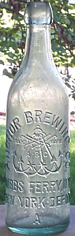 ANCHOR BREWING COMPANY EMBOSSED BEER BOTTLE