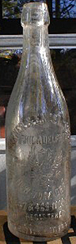 THE BERGNER & ENGEL BREWING COMPANY EMBOSSED BEER BOTTLE