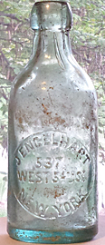 J. ENGELHART WEISS BIER EMBOSSED BEER BOTTLE