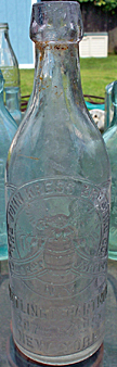 THE JOHN KRESS BREWING COMPANY EMBOSSED BEER BOTTLE