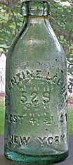 VALENTINE LOEWER WEISS BIER EMBOSSED BEER BOTTLE