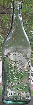 PABST BREWING COMPANY EMBOSSED BEER BOTTLE