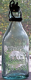 VALENTINE REHBERGER WEISS BIER EMBOSSED BEER BOTTLE