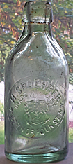 H. SPOEHRER WEISS BIER EMBOSSED BEER BOTTLE