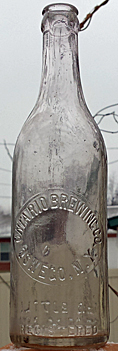 ONTARIO BREWING COMPANY EMBOSSED BEER BOTTLE