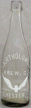 BARTHOLOMAY BREWING COMPANY EMBOSSED BEER BOTTLE