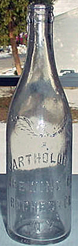 BARTHOLOMAY BREWING COMPANY EMBOSSED BEER BOTTLE