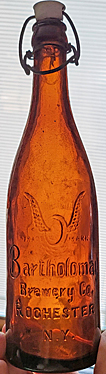 BARTHOLOMAY BREWING COMPANY EMBOSSED BEER BOTTLE