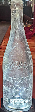 GENESEE BREWING COMPANY EMBOSSED BEER BOTTLE