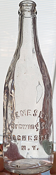 GENESEE BREWING COMPANY EMBOSSED BEER BOTTLE