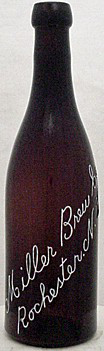 MILLER BREWING COMPANY EMBOSSED BEER BOTTLE