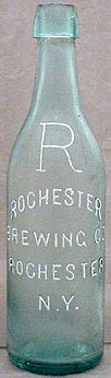 ROCHESTER BREWING COMPANY EMBOSSED BEER BOTTLE