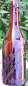 HINCKEL BREWING COMPANY EMBOSSED BEER BOTTLE