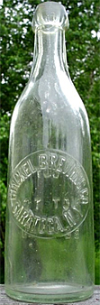 HINCKEL BREWING COMPANY EMBOSSED BEER BOTTLE