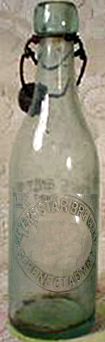 MEYERS STAR BREWERY EMBOSSED BEER BOTTLE