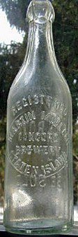 MARTIN MUELLER CONCORD BREWERY EMBOSSED BEER BOTTLE