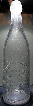 MARTIN MUELLER CONCORD BREWERY EMBOSSED BEER BOTTLE