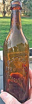 BARTELS BREWING COMPANY EMBOSSED BEER BOTTLE