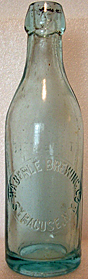 HABERLE BREWING COMPANY EMBOSSED BEER BOTTLE