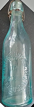 HABERLE BREWING COMPANY EMBOSSED BEER BOTTLE