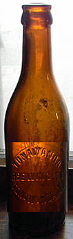 TONAWANDA BREWING COMPANY EMBOSSED BEER BOTTLE