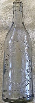 TONAWANDA BREWING COMPANY EMBOSSED BEER BOTTLE