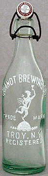 QUANDT BREWING COMPANY EMBOSSED BEER BOTTLE