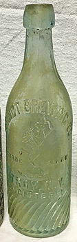 QUANDT BREWING COMPANY EMBOSSED BEER BOTTLE