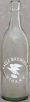 THE EAGLE BREWING COMPANY EMBOSSED BEER BOTTLE