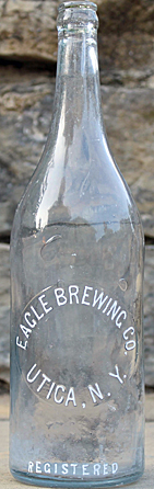 THE EAGLE BREWING COMPANY EMBOSSED BEER BOTTLE