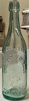 ONEIDA BREWING COMPANY EMBOSSED BEER BOTTLE