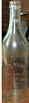 WATERTOWN BREWING COMPANY EMBOSSED BEER BOTTLE