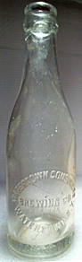 WATERTOWN CONSUMERS BREWING COMPANY EMBOSSED BEER BOTTLE